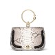 Python skin womens handbag, chain crossbody bag - Memoo.com