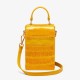 High gloss crocodile leather womens bag, mobile phone bag, womens crossbody mobile phone bag - Memoo.com