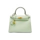 Hand sewn EP leather top layer womens bag Kelly bag handbag crossbody bag - Memoo.com