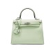 Hand sewn EP leather top layer womens bag Kelly bag handbag crossbody bag - Memoo.com