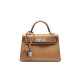 Hand sewn EP top layer cowhide womens bag mini Kelly bag crossbody bag - Memoo.com