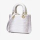 Thai crocodile leather womens bag, princess bag, crossbody bag, niche light luxury womens bag - Memoo.com