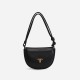 Cowhide saddle bag, genuine leather shoulder bag, womens light luxury retro crossbody bag - Memoo.com