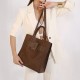 Leather womens bag shoulder bag armpit bag tote bag - Memoo.com