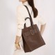 Leather womens bag shoulder bag armpit bag tote bag - Memoo.com