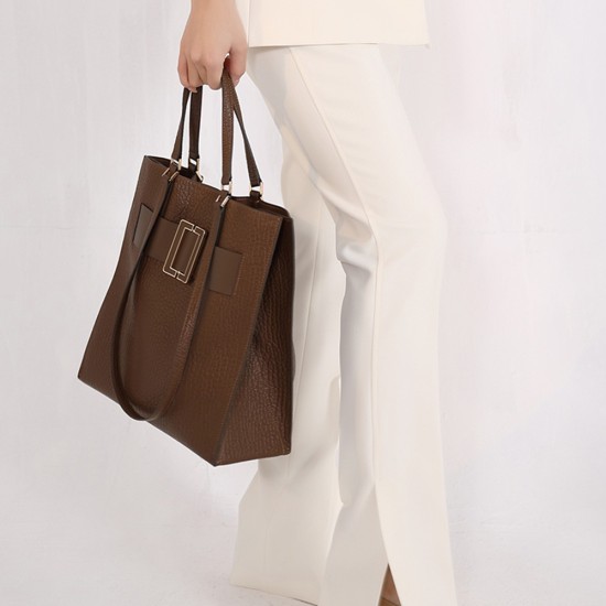 Leather womens bag shoulder bag armpit bag tote bag - Memoo.com