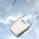 Genuine leather sheepskin small bag, fragrant wind diamond grid chain small handbag, water bucket bag - Memoo.com