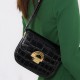 Genuine leather crocodile patterned tofu bag, light luxury feeling, underarm shoulder bag, small square bag - Memoo.com