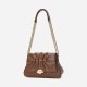 Minimally designed Maillard style pleated small bag, light luxury shoulder bag - Memoo.com