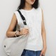 Minimally casual contrasting color underarm shoulder bag