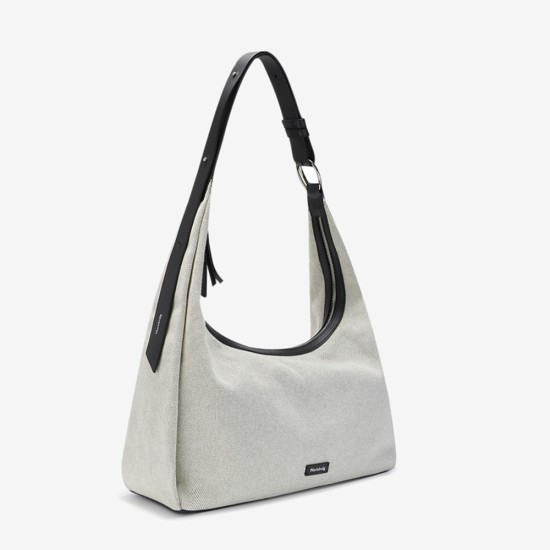 Minimally casual contrasting color underarm shoulder bag