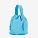 Blue Handheld Bucket Bag for Women