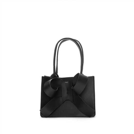 Butterfly knot leather handbag with a niche design for womens handbags - Memoo.com