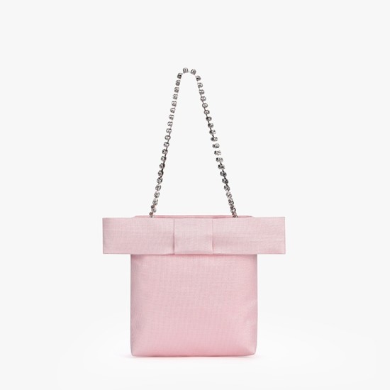 Bright Bow Princess Diamond Chain Bag Handheld Womens Bag - Memoo.com