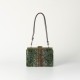 Snake skin genuine leather texture womens bag, one shoulder crossbody handbag with cowhide armpit bag, python pattern - Memoo.com