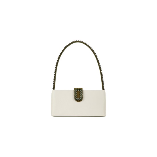 Fashionable and minimalist apricot commuter womens bag shoulder bag - Memoo.com