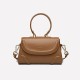 Original womens bag made of genuine leather and cowhide cylindrical bag - Memoo.com