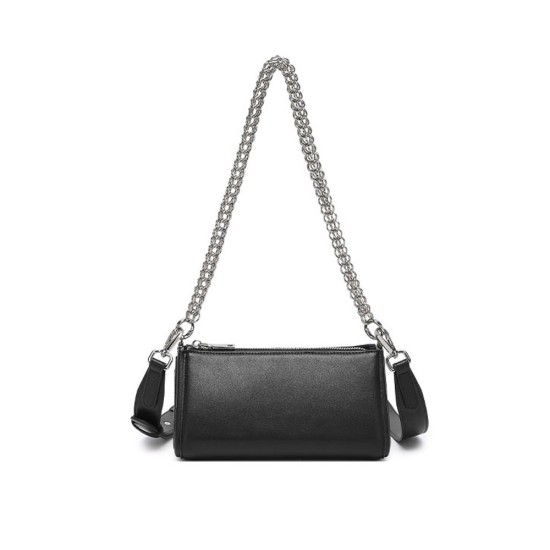 Leather triangle bag, personalized commuting fashion, genuine leather womens bag - Memoo.com