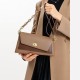 Cowhide color blocked shoulder bag and small square bag