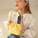 Dumpling armpit bag, single shoulder womens bag, wrinkled cowhide bag - Memoo.com