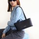 Cow leather bag, simple hand-held single shoulder womens bag - Memoo.com