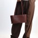 Cow leather bag, simple hand-held single shoulder womens bag - Memoo.com