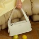 Cowhide shoulder handbag, armpit baguette bag - Memoo.com