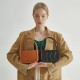 Tote cowhide vintage crossbody grandma bag - Memoo.com