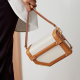 Missing corner shoulder crossbody bag, niche high-end commuter women's bag